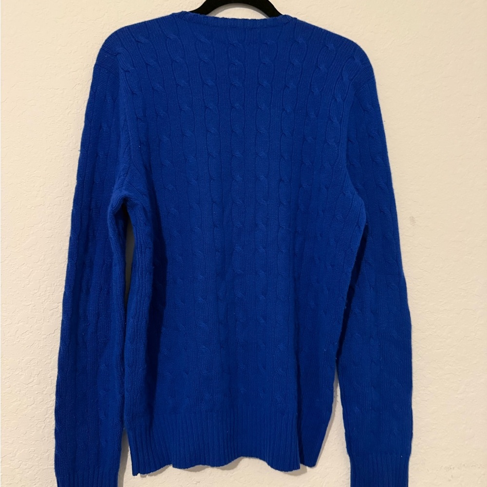 Ralph Lauren Men's Vibrant Blue Crewneck Sweater size M
